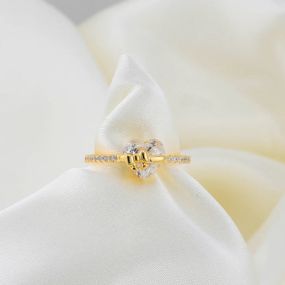 Heart Bow Ring